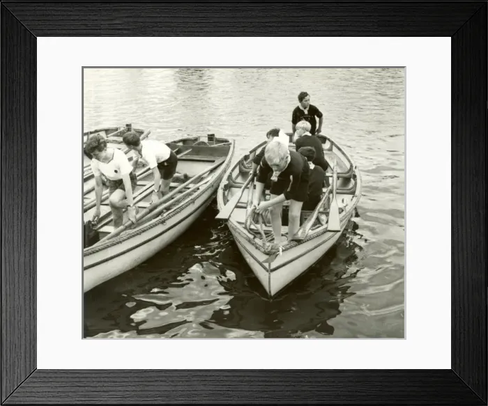 Framed Print : Sea Scout crews in dinghies Framed Print : Sea Scout crews in dinghies
