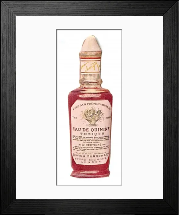 Framed Print : Eau de Quinine Tonique Framed Print : Eau de Quinine Tonique