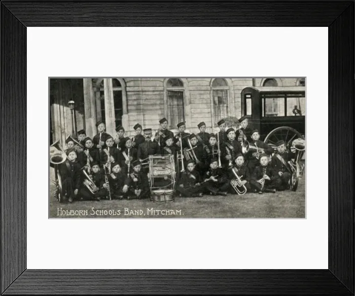 Framed Print : Holborn Schools Band Framed Print : Holborn Schools Band