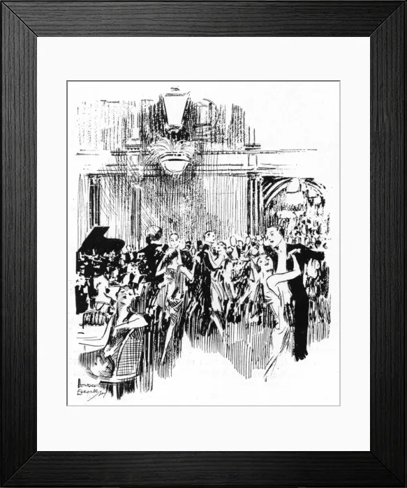 Framed Print : Evening at the Savoy