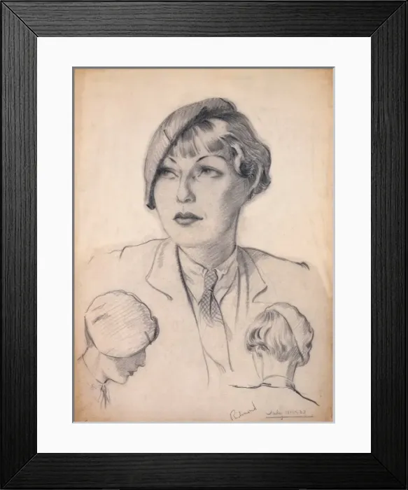 Framed Print : Portrait of a woman, 1930s Framed Print : Portrait of a woman, 1930s