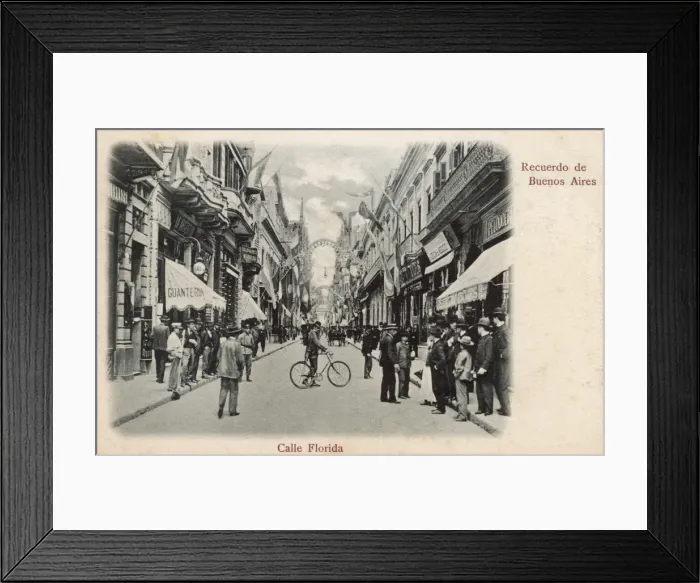 Framed Print : Calle Florida, Buenos Aires, Argentina Framed Print : Calle Florida, Buenos Aires, Argentina