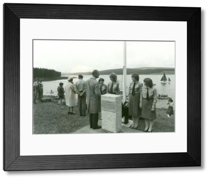 Framed Print : Queen Elizabeth II at Kielder Water Framed Print : Queen Elizabeth II at Kielder Water