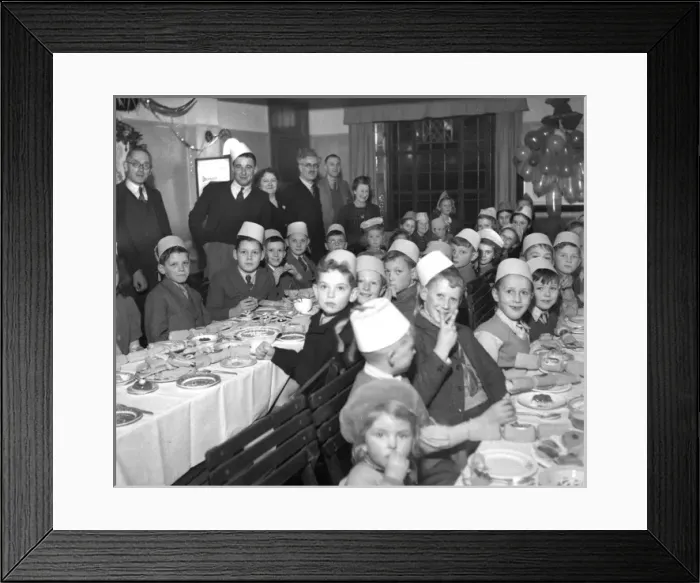 Framed Print : British Legion Childrens Christmas Party, Walton, Essex Framed Print : British Legion Childrens Christmas Party, Walton, Essex