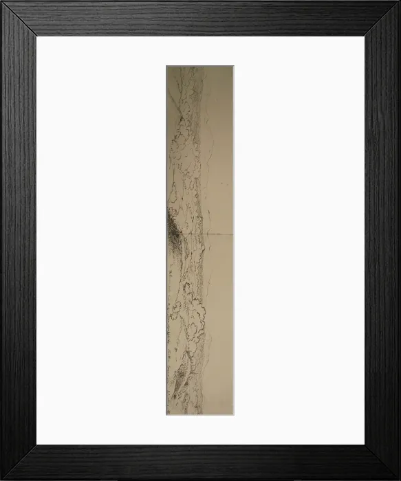 Framed Print : Sketch of the Malvern Hills, Worcestershire Framed Print : Sketch of the Malvern Hills, Worcestershire