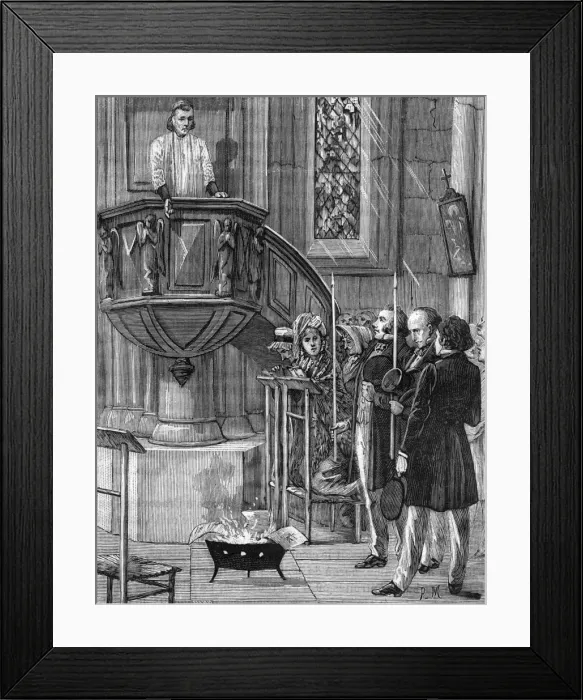 Framed Print : Freemasonry in the 19th Century Framed Print : Freemasonry in the 19th Century