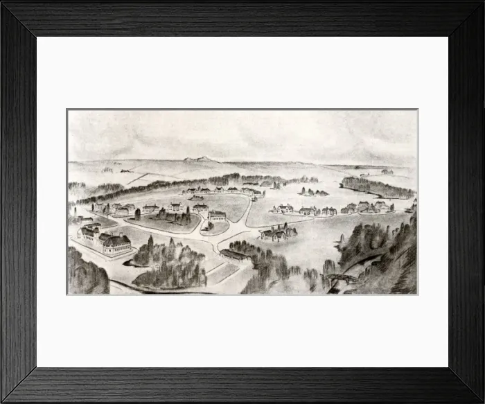 Framed Print : Prudhoe Colony for Mental Defectives - Birds Eye View Framed Print : Prudhoe Colony for Mental Defectives - Birds Eye View