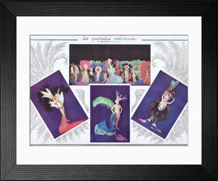 Framed Print : The scene Le Paradis Retrouve from Bonjour Paris at the Casi Framed Print : The scene Le Paradis Retrouve from Bonjour Paris at the Casi