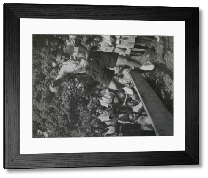Framed Print : Scout Leaders at a training camp, Grenada, West Indies Framed Print : Scout Leaders at a training camp, Grenada, West Indies