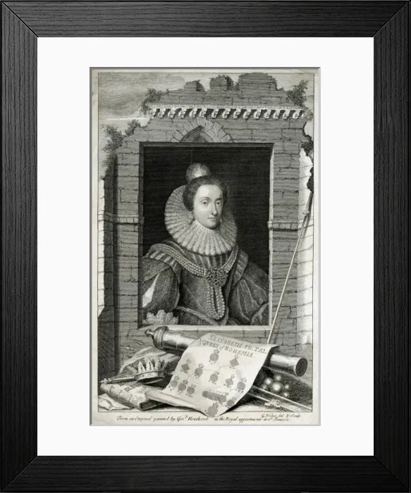 Framed Print : Elizabeth, Queen of Bohemia Framed Print : Elizabeth, Queen of Bohemia