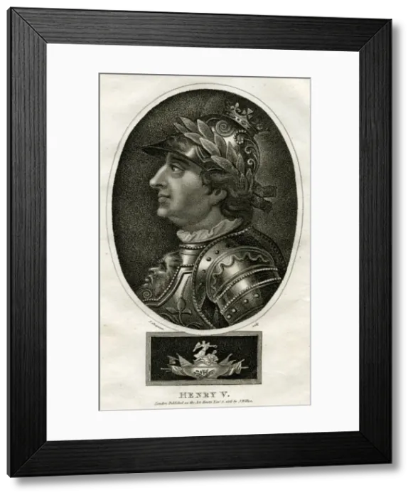Framed Print : Henry V, King of England Framed Print : Henry V, King of England