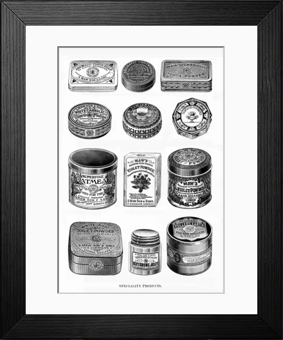 Framed Print : Product packaging Framed Print : Product packaging