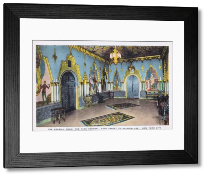 Framed Print : The Arabian Room in the Park Central Hotel, New York, 1930s Framed Print : The Arabian Room in the Park Central Hotel, New York, 1930s