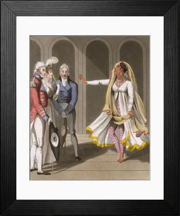 Framed Print : Dancing Woman of Bengal Framed Print : Dancing Woman of Bengal