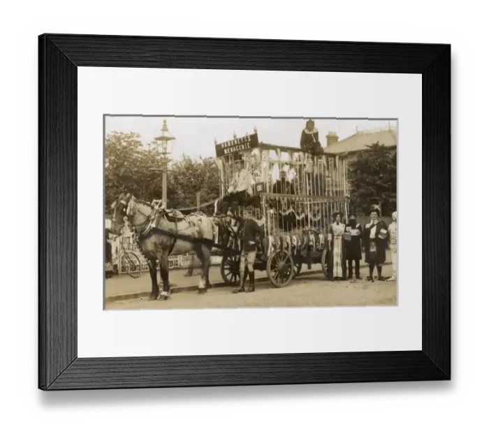 Framed Print : Parade Float for Harknetts Menagerie Framed Print : Parade Float for Harknetts Menagerie