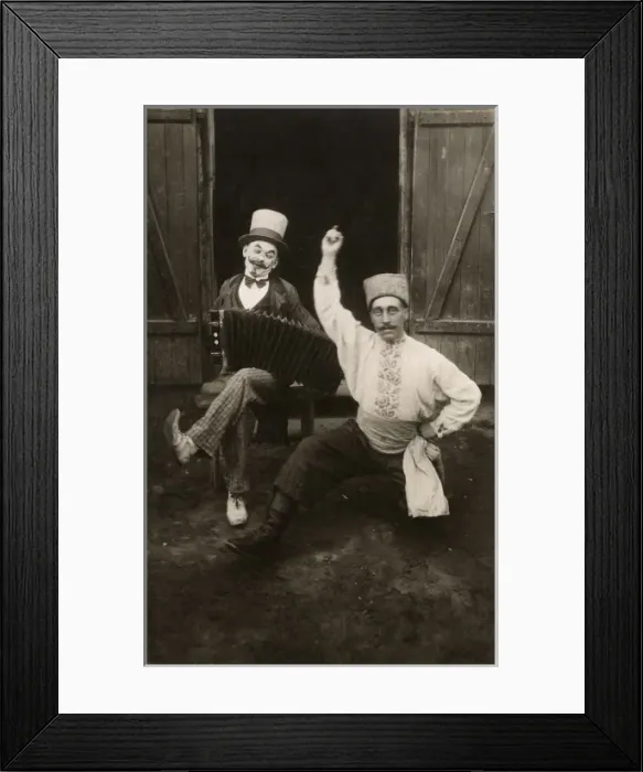 Framed Print : Russian dancer and Musician Framed Print : Russian dancer and Musician