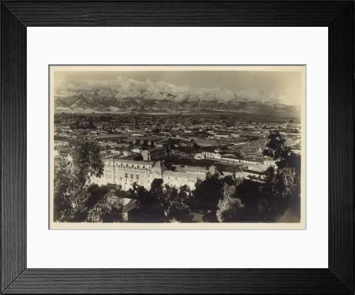 Framed Print : Chile - Santiago de Chile - Panorama Framed Print : Chile - Santiago de Chile - Panorama
