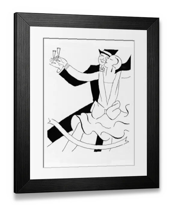 Framed Print : Champagne toasting Framed Print : Champagne toasting