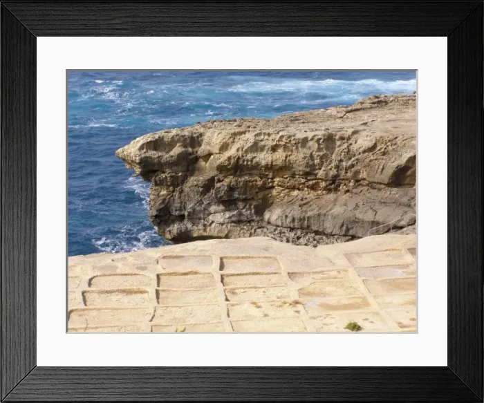 Framed Print : Man-made salt pans, Zebbug, Gozo Framed Print : Man-made salt pans, Zebbug, Gozo