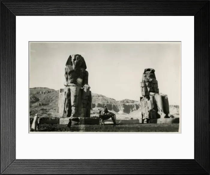 Framed Print : Colossi of Memnon, Thebes, Egypt Framed Print : Colossi of Memnon, Thebes, Egypt