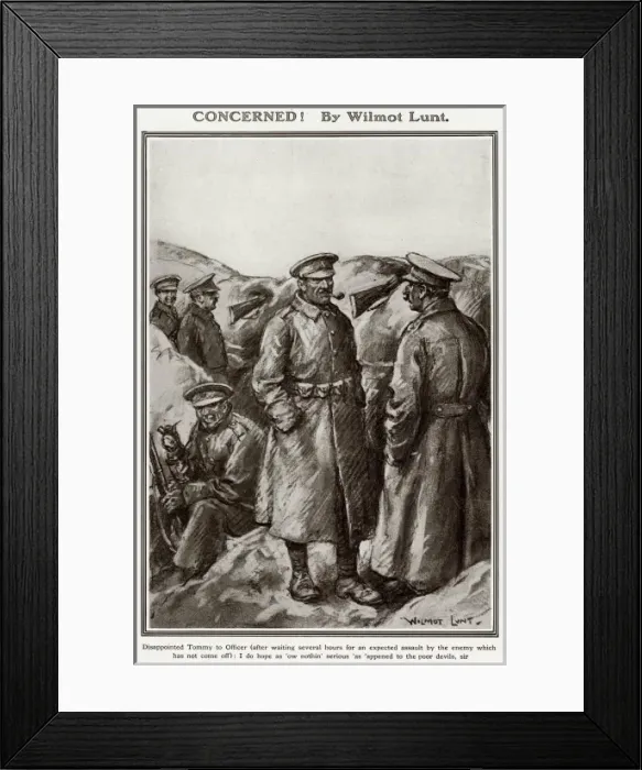 Framed Print : British soldiers showing respect for their foe Framed Print : British soldiers showing respect for their foe