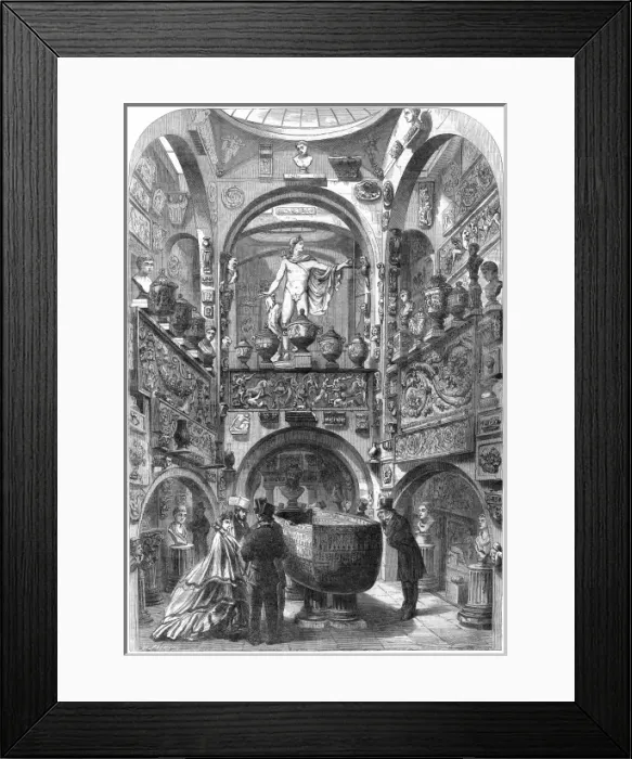 Framed Print : Sir John Soanes Museum, 1864 Framed Print : Sir John Soanes Museum, 1864