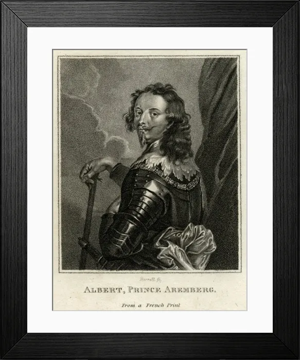 Framed Print : Albert de Ligne, Count of Arenberg, Prince of Brabancon Framed Print : Albert de Ligne, Count of Arenberg, Prince of Brabancon