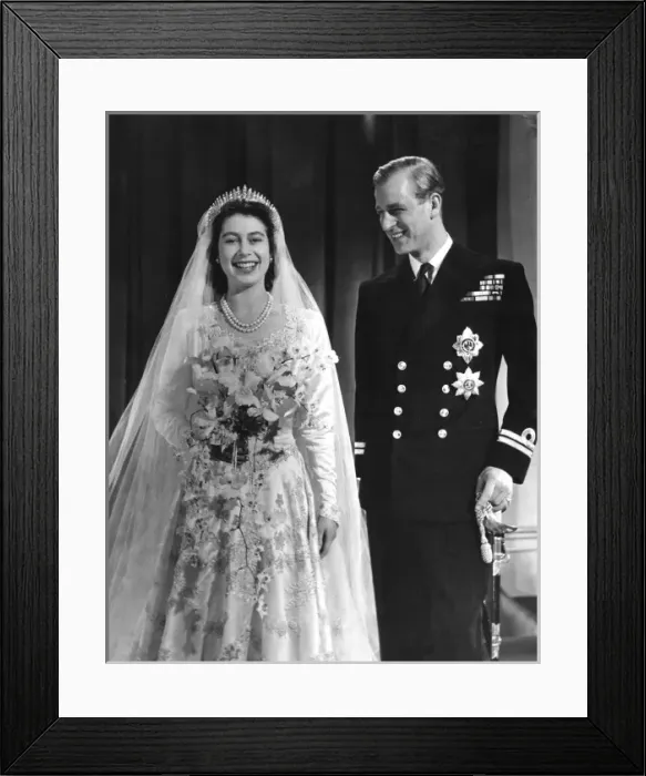 Framed Print : Royal Wedding 1947 Framed Print : Royal Wedding 1947