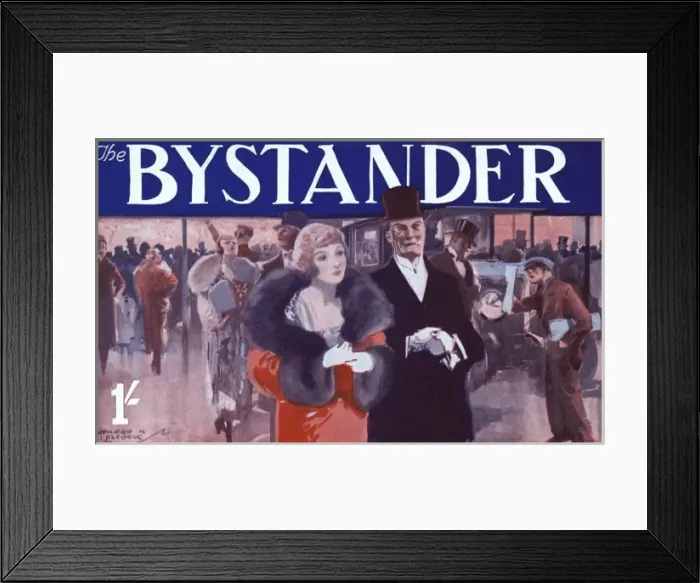 Framed Print : Bystander masthead design, 1927 Framed Print : Bystander masthead design, 1927