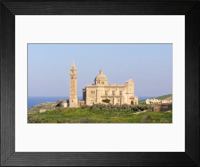Framed Print : Ta Pinu Church and national shrine, Ghasri Framed Print : Ta Pinu Church and national shrine, Ghasri