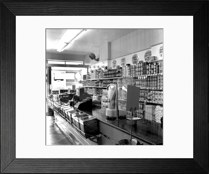 Framed Print : International Stores, Walton-on-the-Naze, Essex Framed Print : International Stores, Walton-on-the-Naze, Essex