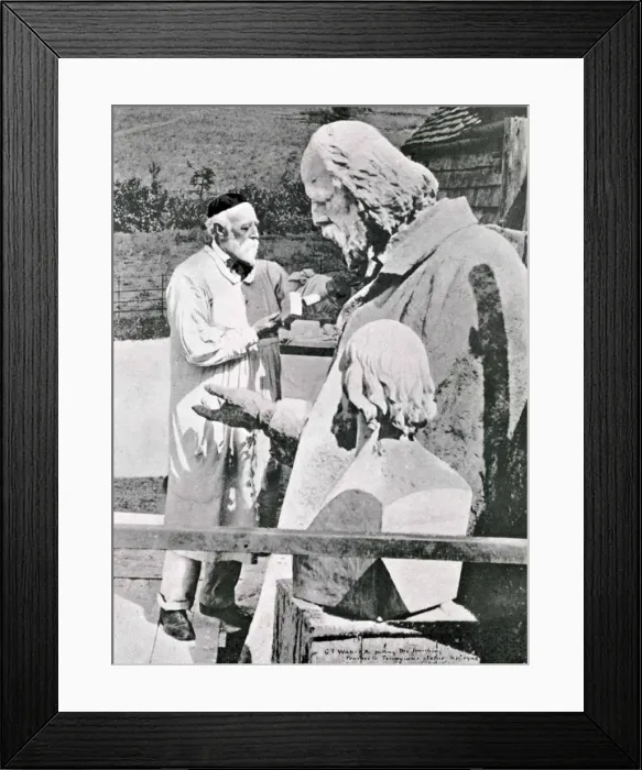 Framed Print : George Frederic Watts RA - Sculptor Framed Print : George Frederic Watts RA - Sculptor