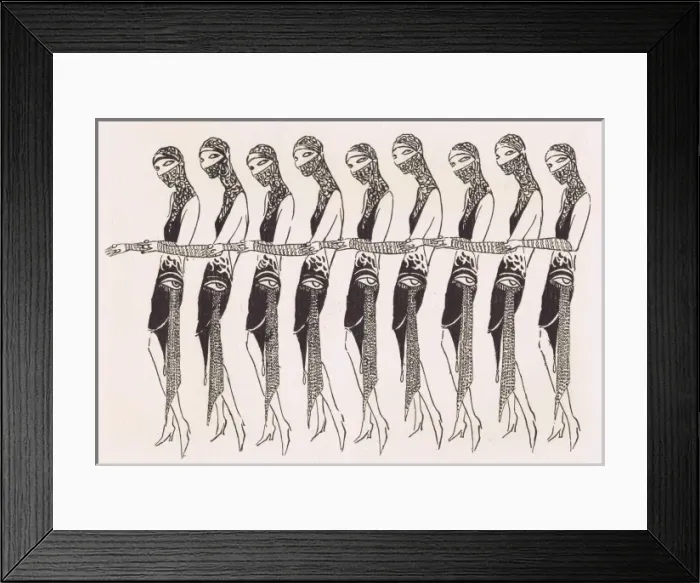 Framed Print : Art deco illustration by Gesmar, 1924 Framed Print : Art deco illustration by Gesmar, 1924