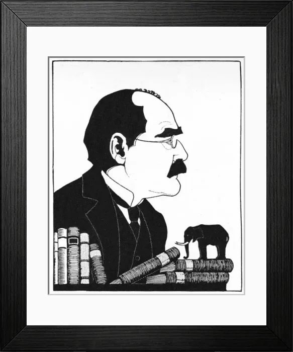Framed Print : Rudyard Kipling Framed Print : Rudyard Kipling