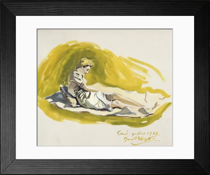 Framed Print : Portrait of a Woman by David Wright Framed Print : Portrait of a Woman by David Wright