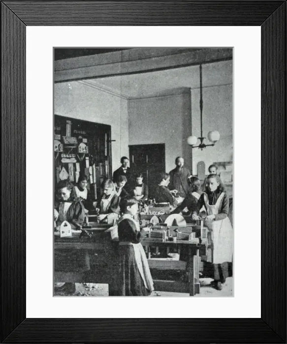 Framed Print : Technical School, Royal Normal College for the Blind, Norwoo Framed Print : Technical School, Royal Normal College for the Blind, Norwoo