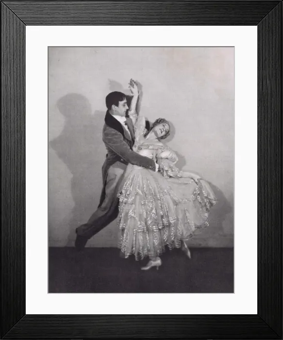 Framed Print : Marjorie Moss and Georges Fontana, London, 1929 Framed Print : Marjorie Moss and Georges Fontana, London, 1929