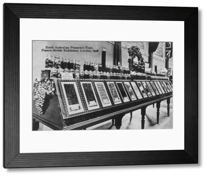 Framed Print : Display of South Australian Preserved Fruit Framed Print : Display of South Australian Preserved Fruit