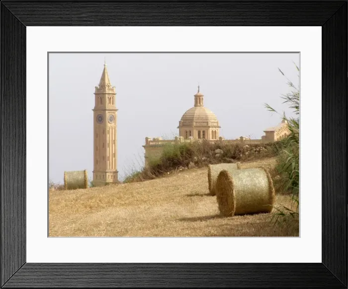 Framed Print : Hay bales, Ta Pinu National Shrine Framed Print : Hay bales, Ta Pinu National Shrine