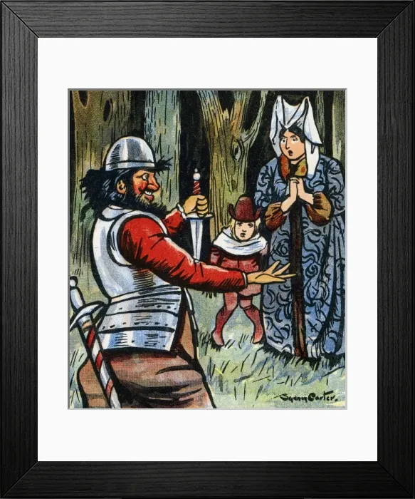 Framed Print : Queen Margaret & the Robbers Framed Print : Queen Margaret & the Robbers