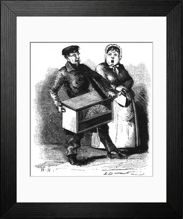 Framed Print : Street music: Barrel organ in Amsterdam Framed Print : Street music: Barrel organ in Amsterdam
