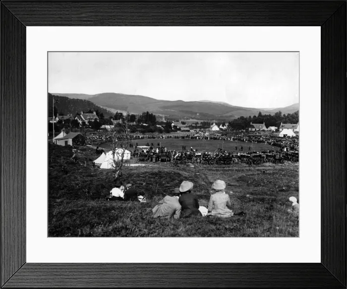 Framed Print : General view of Braemar Highland Games, Scotland Framed Print : General view of Braemar Highland Games, Scotland