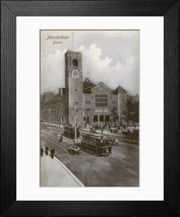 Framed Print : Amsterdam, The Netherlands - Beurs van Berlage Framed Print : Amsterdam, The Netherlands - Beurs van Berlage