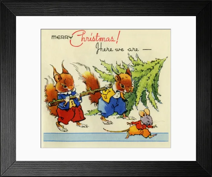 Framed Print : Bringing home the Christmas tree Framed Print : Bringing home the Christmas tree