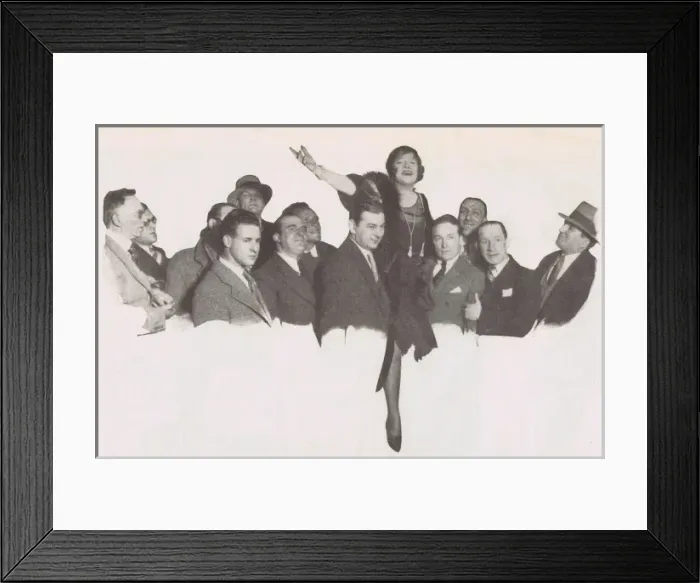 Framed Print : Texas Guinan, Broadway cabaret Queen, New York, 1931