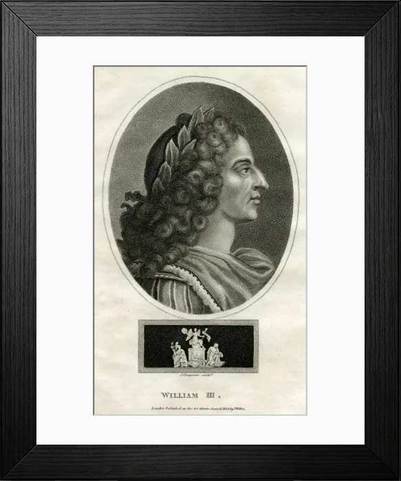 Framed Print : King William III Framed Print : King William III