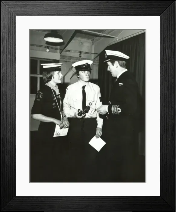 Framed Print : RN Prize presentation to Andrew Node Framed Print : RN Prize presentation to Andrew Node