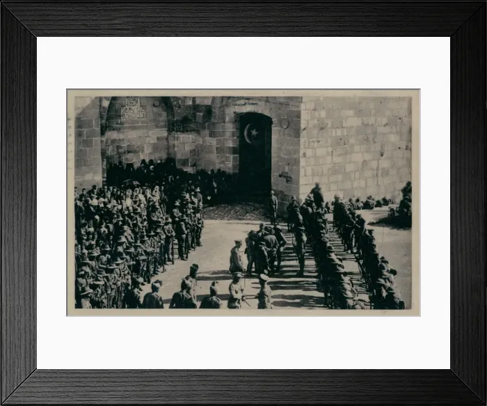 Framed Print : Awaiting Allenby, Jaffa Gate, Jerusalem Framed Print : Awaiting Allenby, Jaffa Gate, Jerusalem