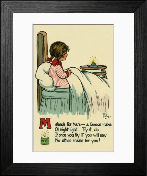 Framed Print : M stands for Mars