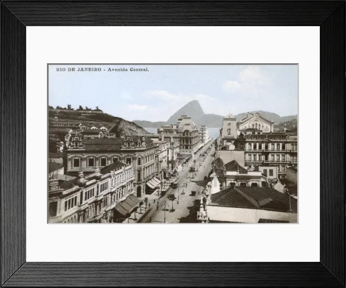Framed Print : Rio de Janeiro, Brazil - Avenida Central Framed Print : Rio de Janeiro, Brazil - Avenida Central